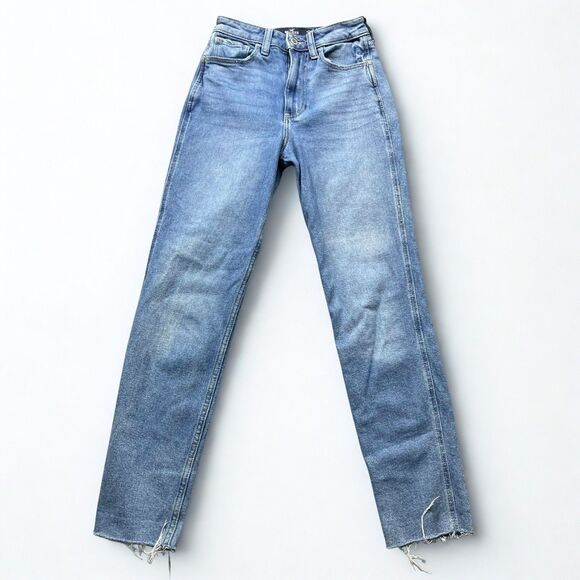 Hollister Denim - Hollister Jeans Women Size 00R Mom Jean Ultra High Rise Raw Hem Vintage Style